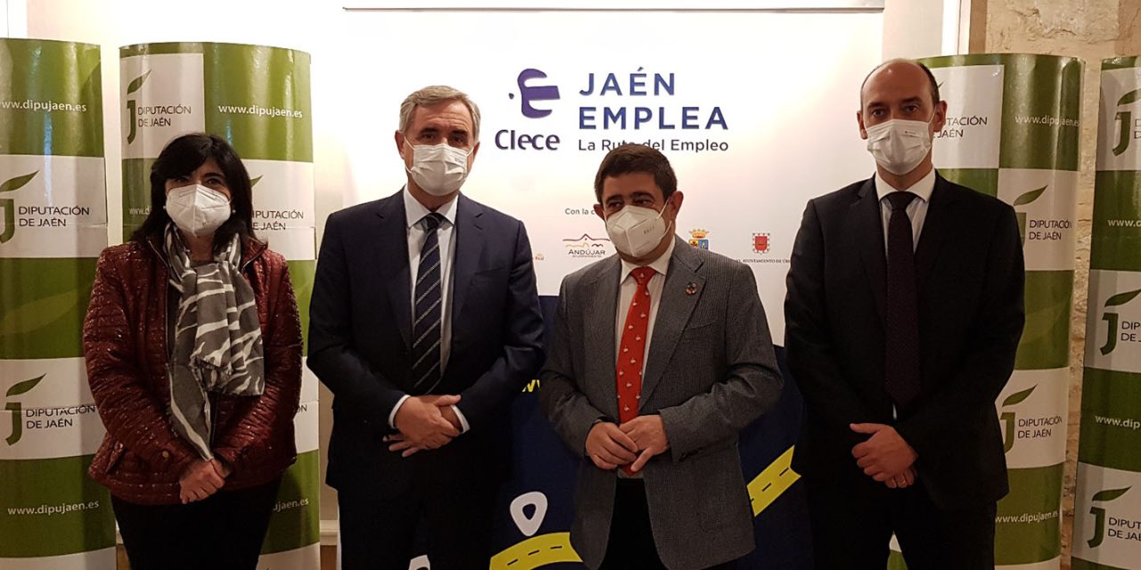 Diputación y Clece inician la ruta Jaén Emplea para buscar a 300 profesionales en la provincia