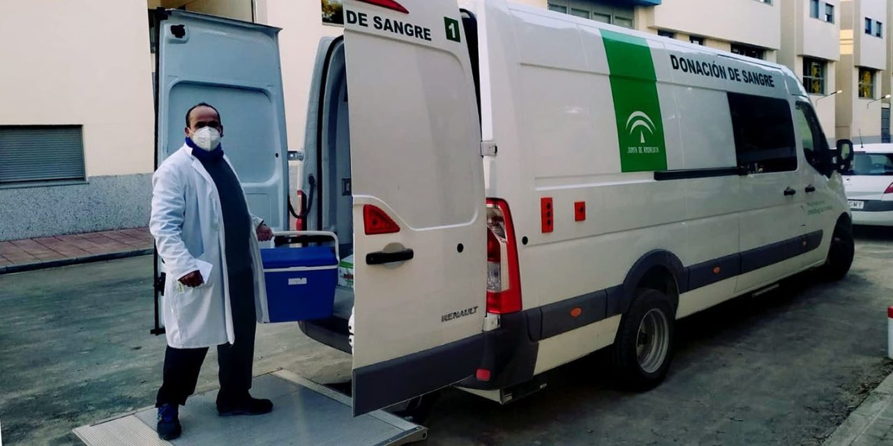 El Centro de Transfusión de Jaén realiza 42 colectas de sangre en el mes de mayo