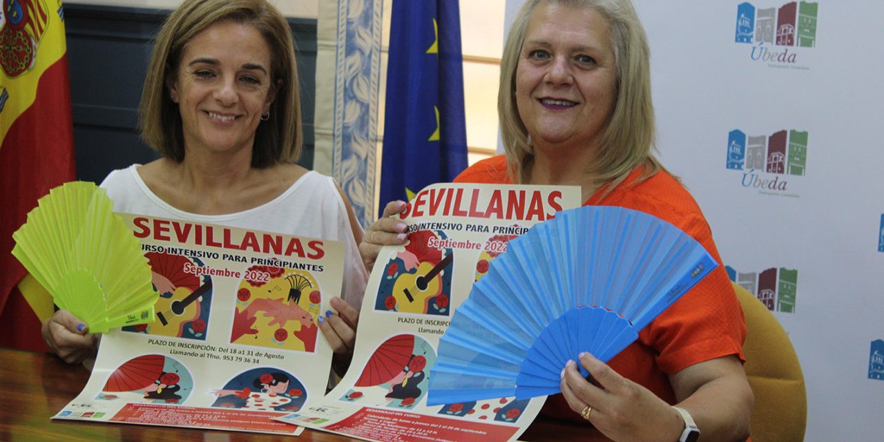 ABIERTO EL PLAZO PARA EL CURSO INTENSIVO DE SEVILLANAS ORGANIZADO POR EL ÁREA DE PARTICIPACIÓN CIUDADANA DEL AYUNTAMIENTO DE ÚBEDA