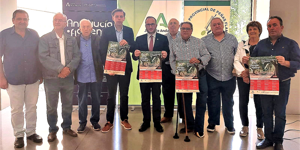 El Circuito de Peñas Flamencas A la Verde Oliva recorrerá 16 municipios de la provincia de Jaén