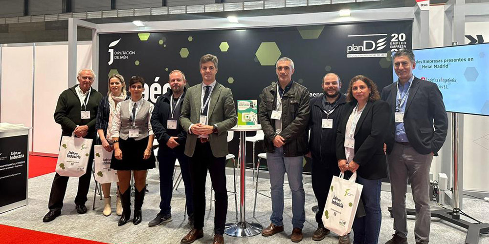 Más de una decena de empresas jiennenses participan de la mano de la Diputación en la XV Feria MetalMadrid