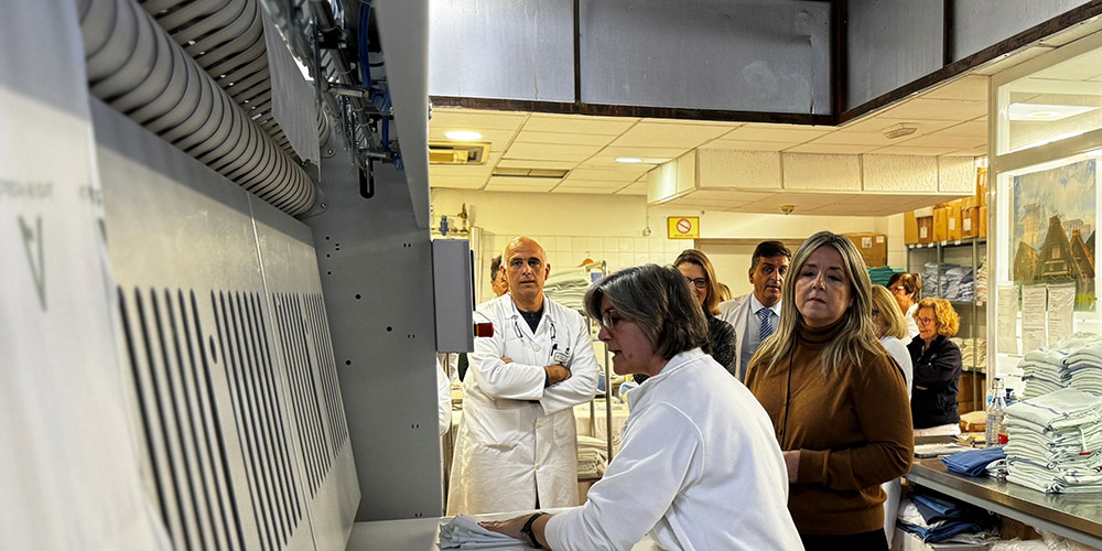 El Hospital de Úbeda destina más de 300.000 euros a renovar el equipamiento de su lavandería