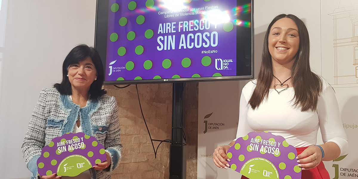 La campaña “Aire fresco y sin acoso” busca concienciar a la población jiennense sobre situaciones de acoso sexual