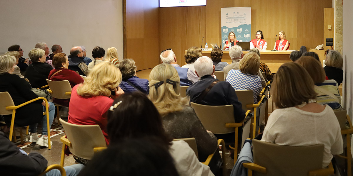 CRUZ ROJA PROMUEVE CON LA COLABORACIÓN DEL AYUNTAMIENTO DE ÚBEDA UNA CHARLA SOBRE ALIMENTACIÓN PARA MAYORES